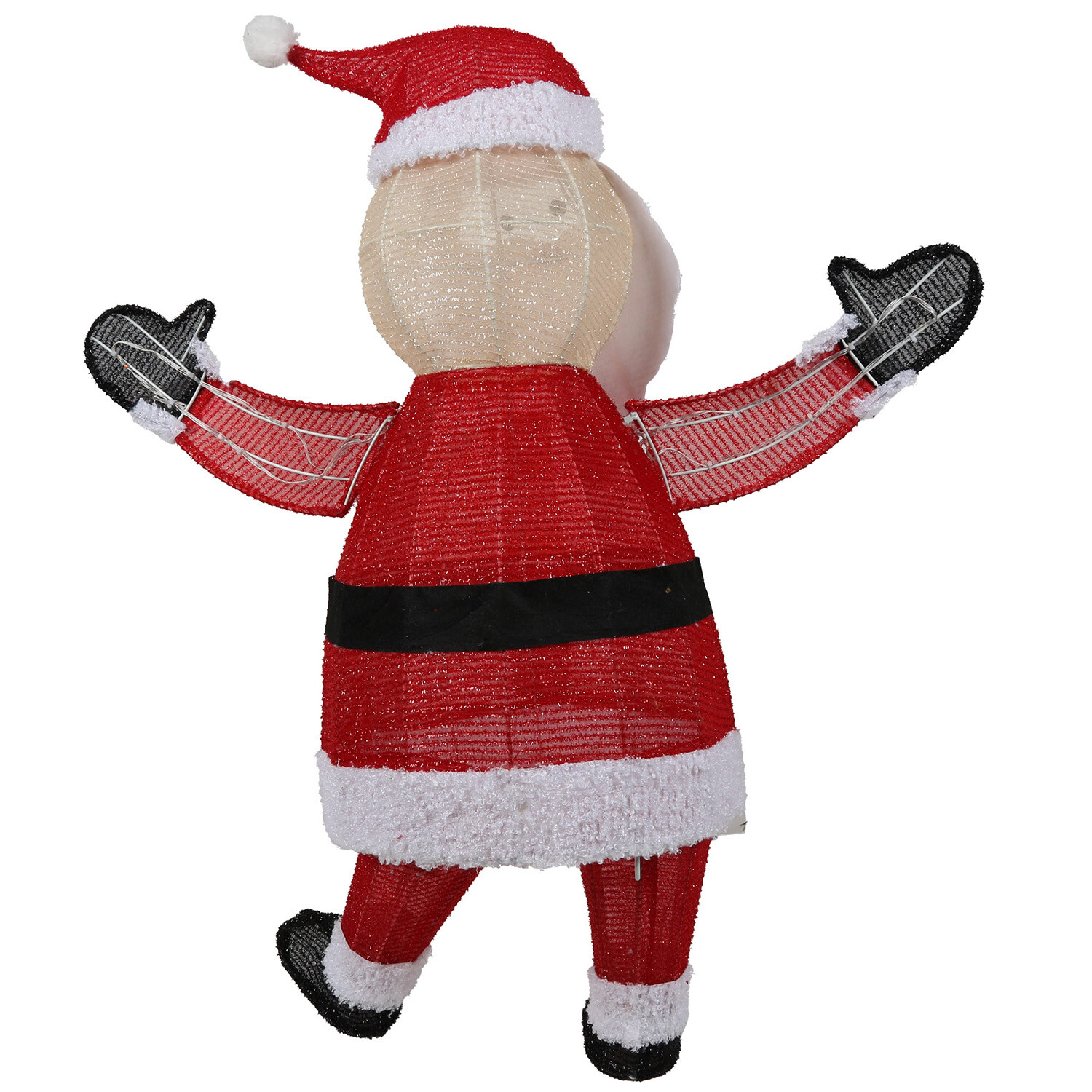 70 LED Standing Santa - Red & White Image 4