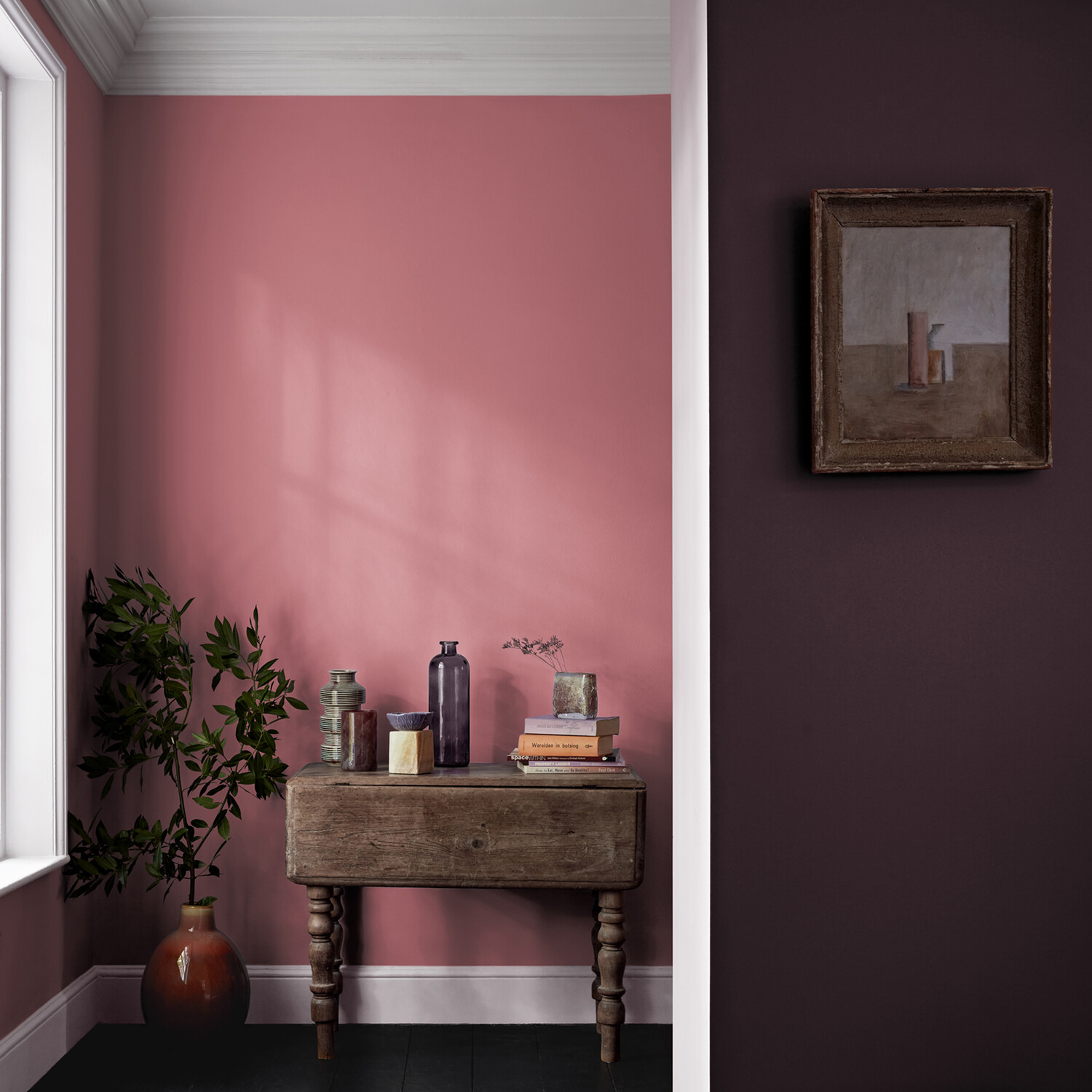 Crown Easyclean Matt Emulsion Paint - Rhubarb Rose Image 2