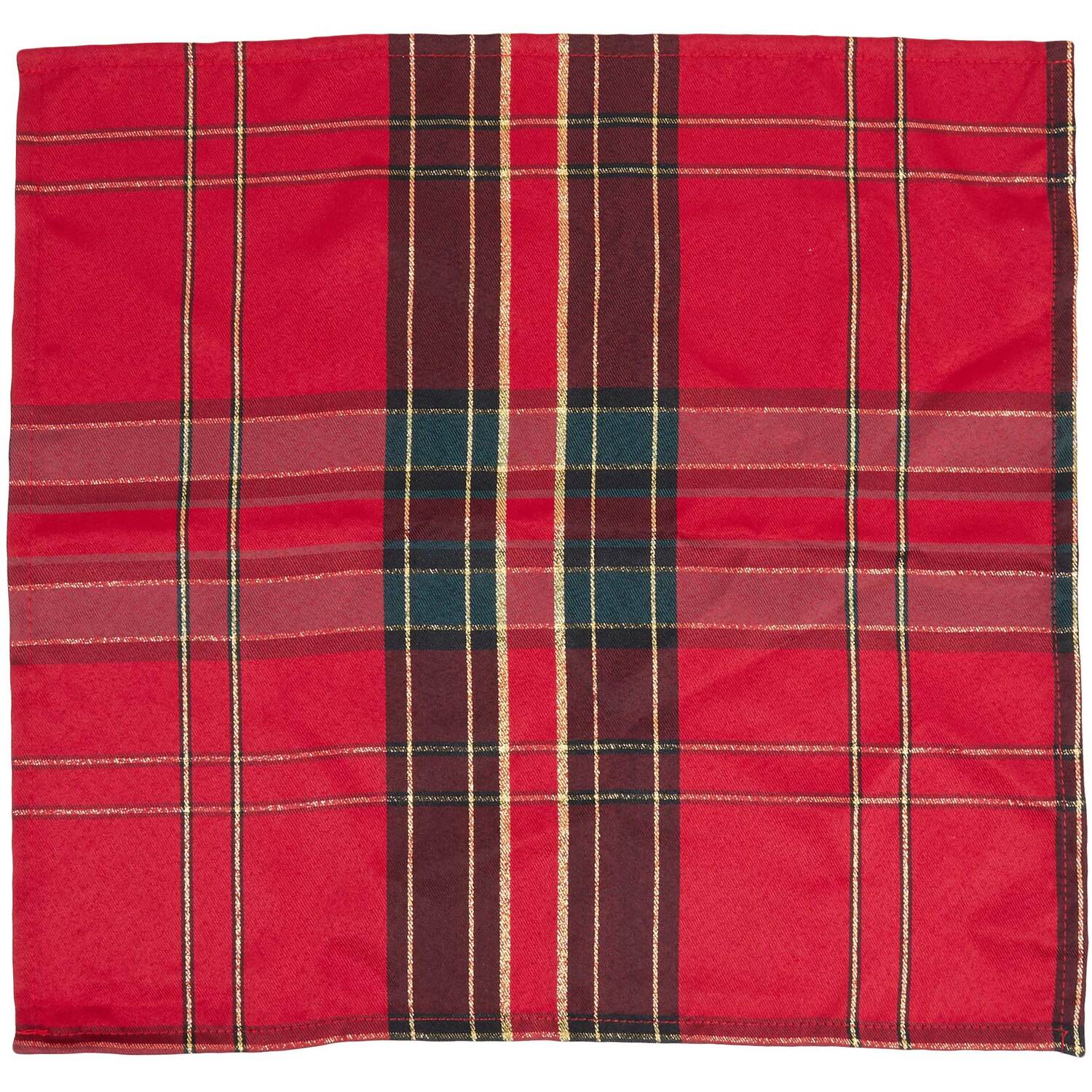 Tartan Napkins - Red Image 2