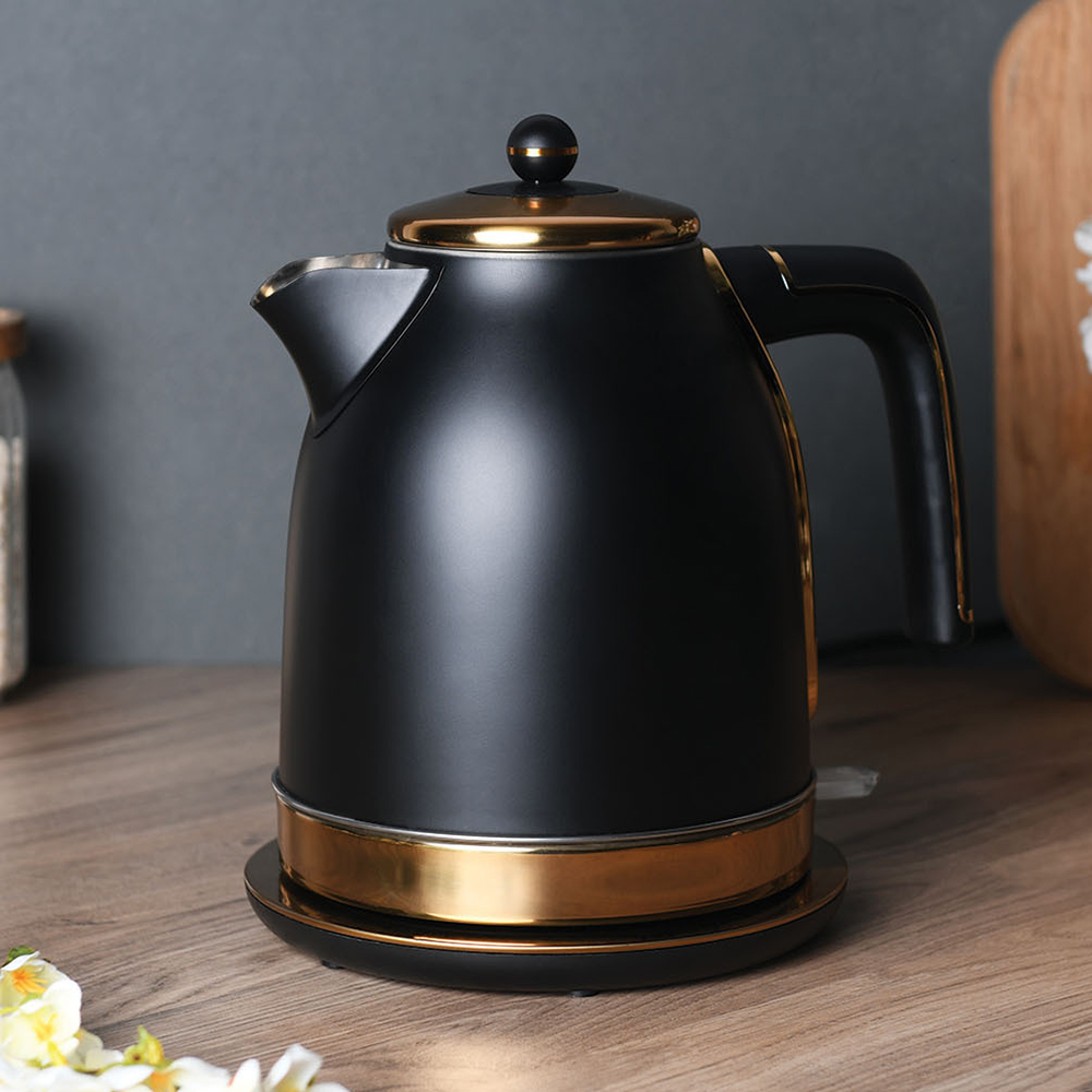 Ayano Stainless Steel Jug Kettle 1.7L - Black Image 3