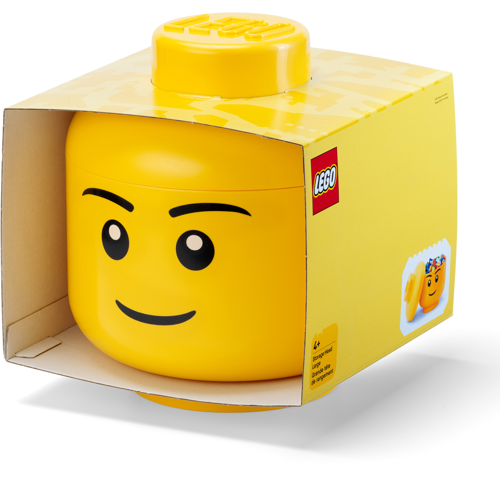 LEGO Set of 2 Boy Face Storage Head Image 7