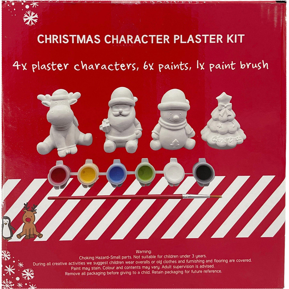 Christmas Character Plaster Kit - White Image 3