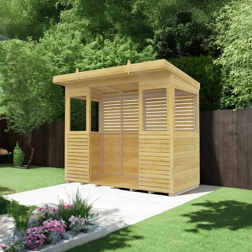 DIY Sheds 8 x 4ft Pressure Treated Tongue and Groove Timber Outdoor Kitchen Shelter Image 2