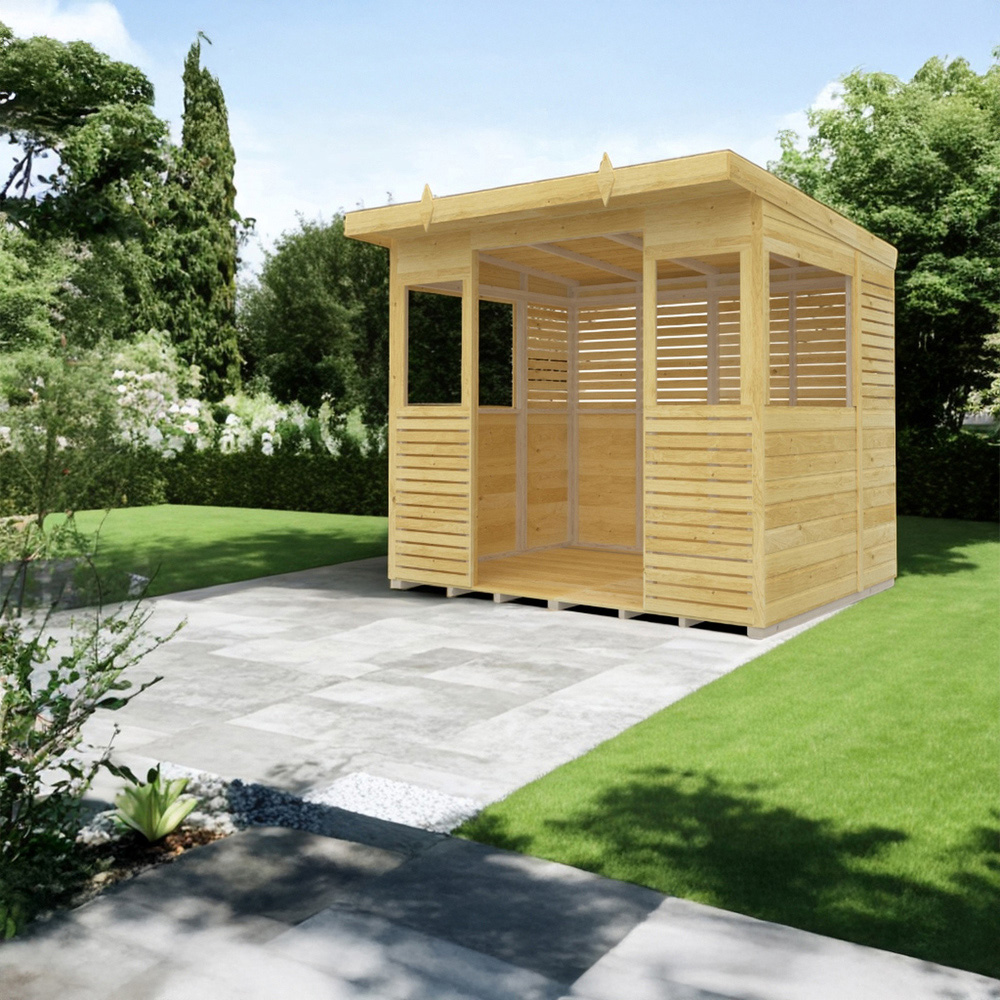 DIY Sheds 8 x 6ft Pressure Treated Tongue and Groove Timber Outdoor Kitchen Shelter Image 6