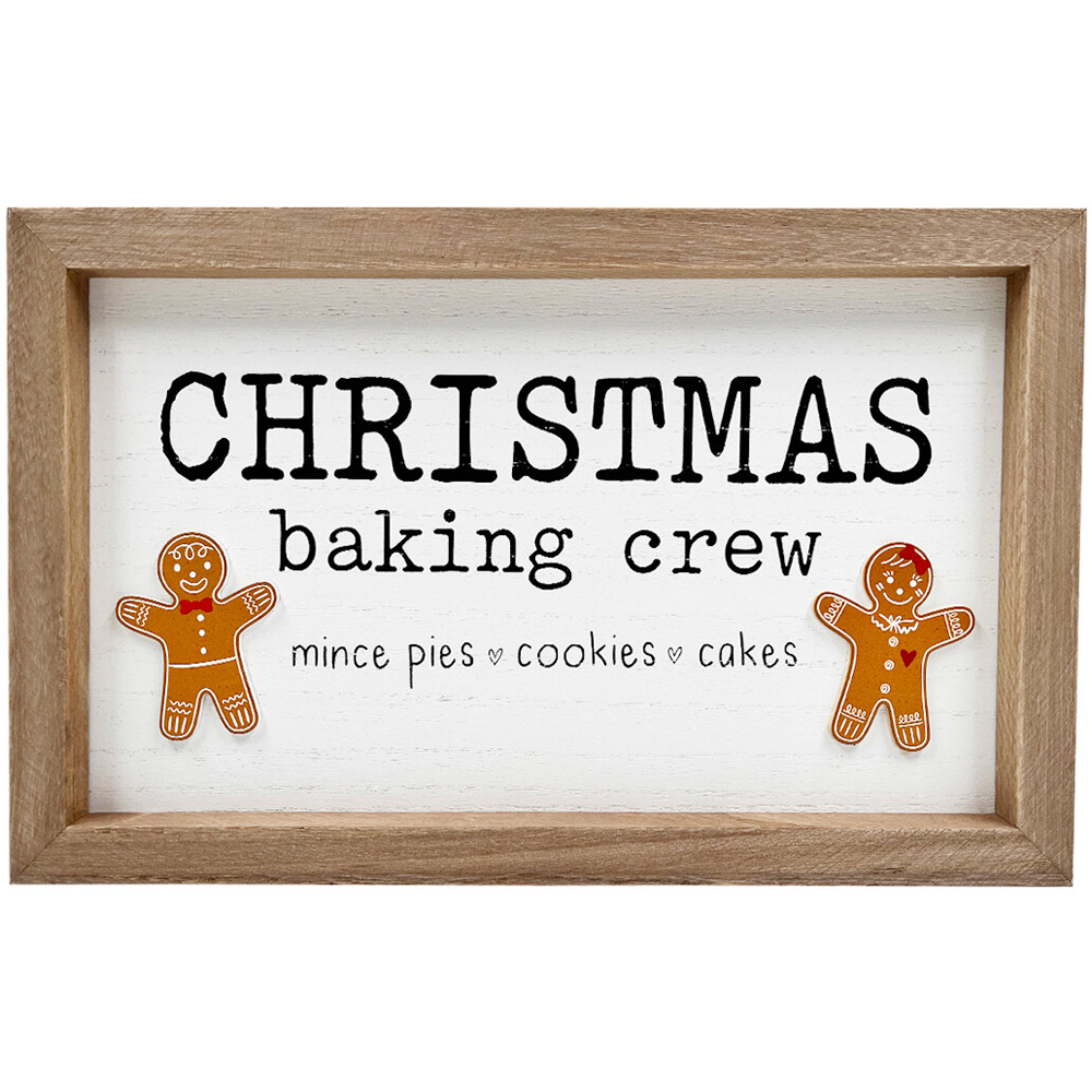 Christmas Cookie Slogan Framed Sign Image 3