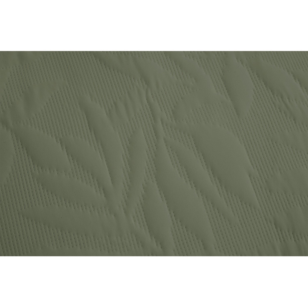 Avery Leaf Duvet Cover and Pillowcase Set - Olive Green / King Image 4