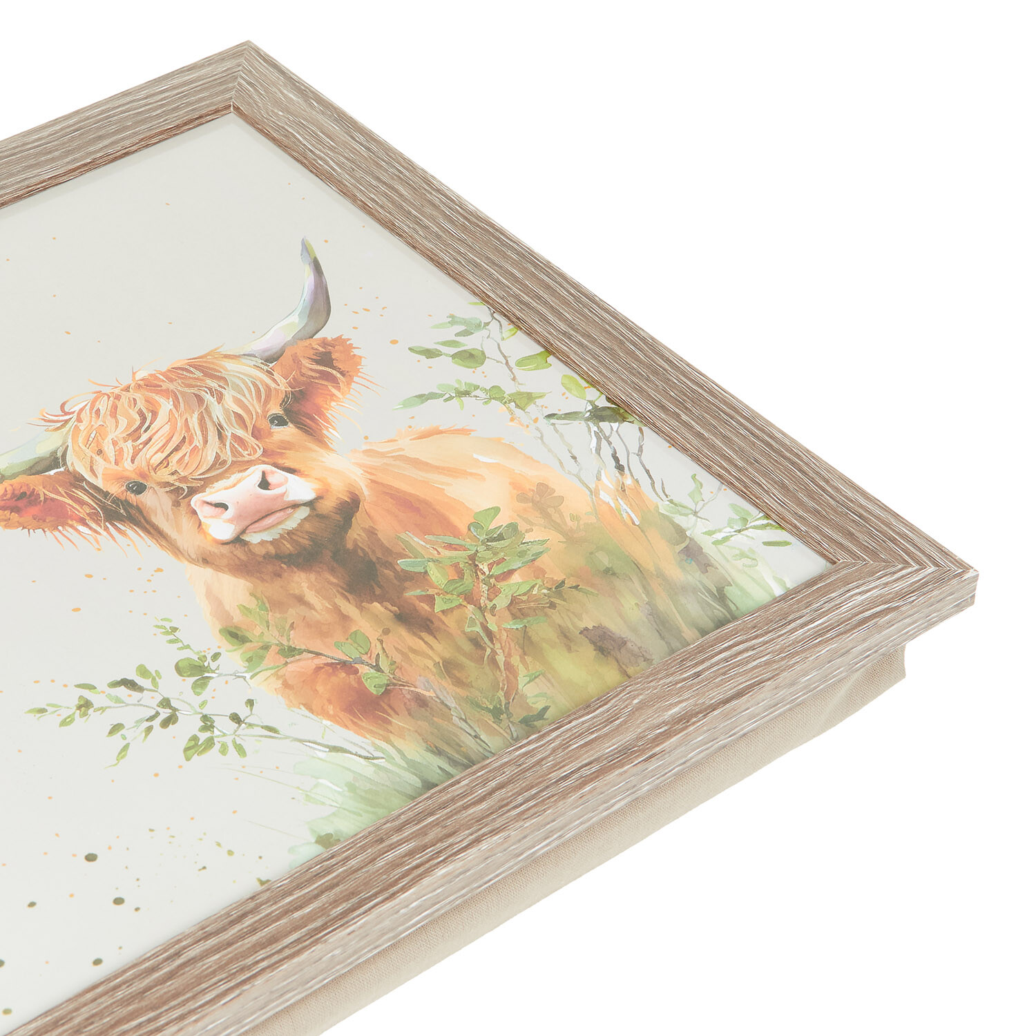 Highland Cow Cushion Lap Tray Image 2