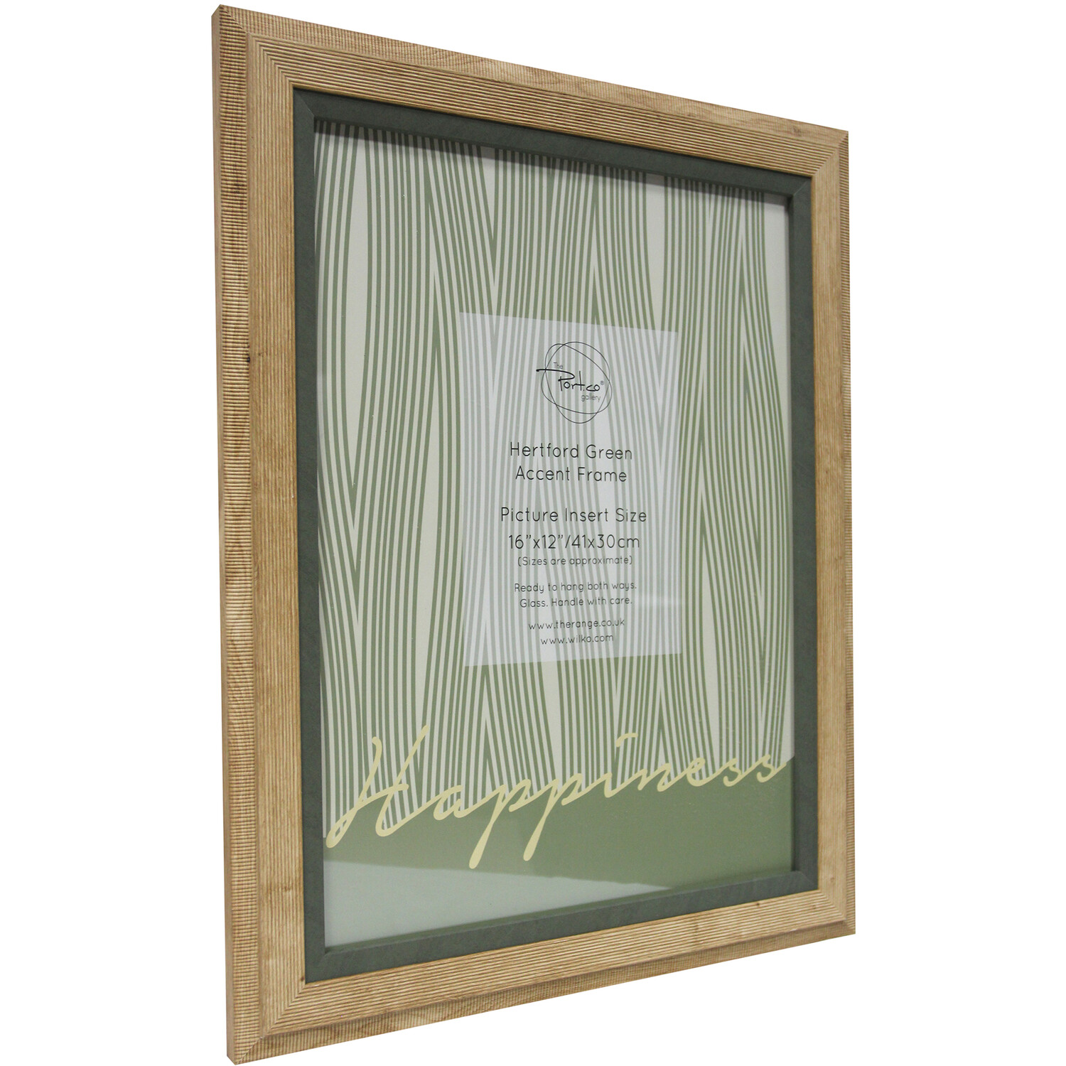Hertford Green Accent Frame - Natural / 16x12in Image 2