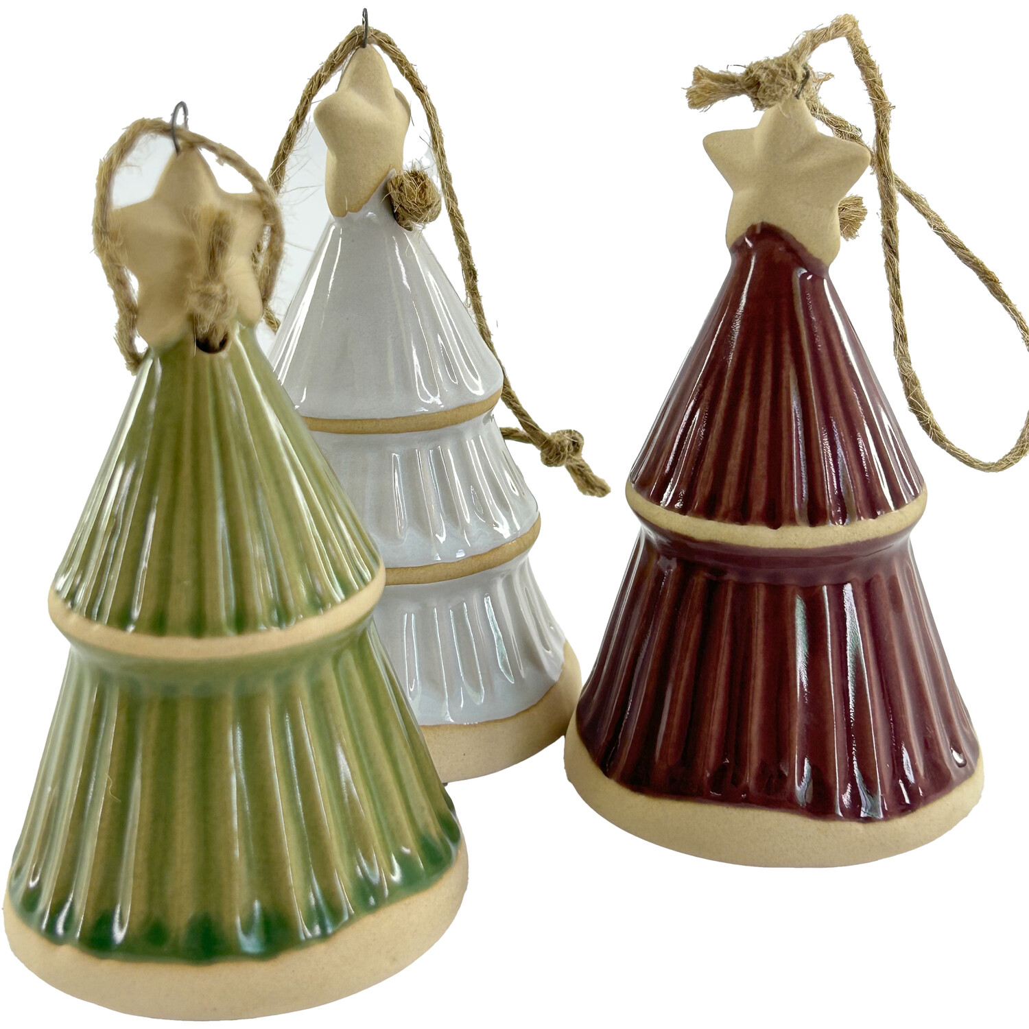 Ceramic Tree Bell Hanging Decoration Image 3
