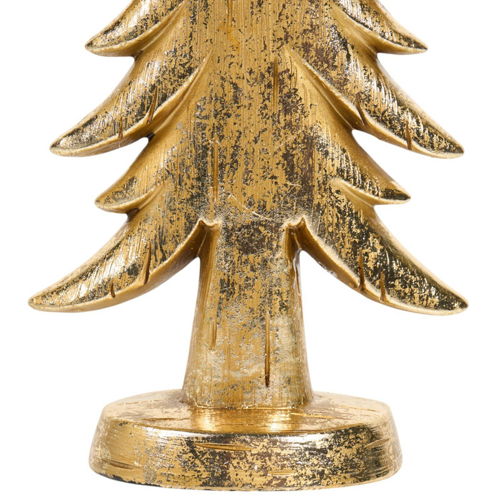 Antique Golden Christmas Tree Gold Image 4