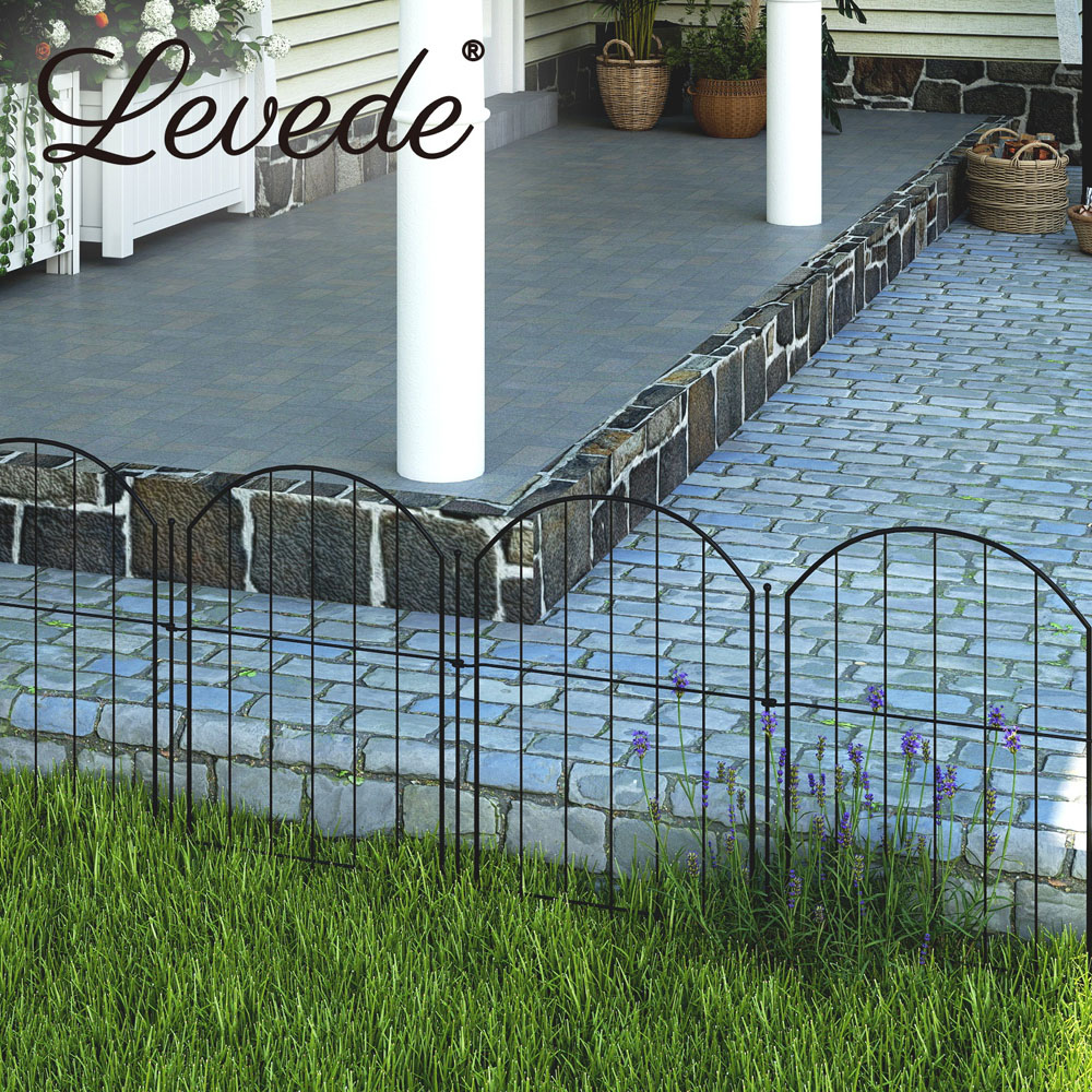Levede Metal Animal Barrier Garden Fence 43 x 33cm 10 Pack Image 8