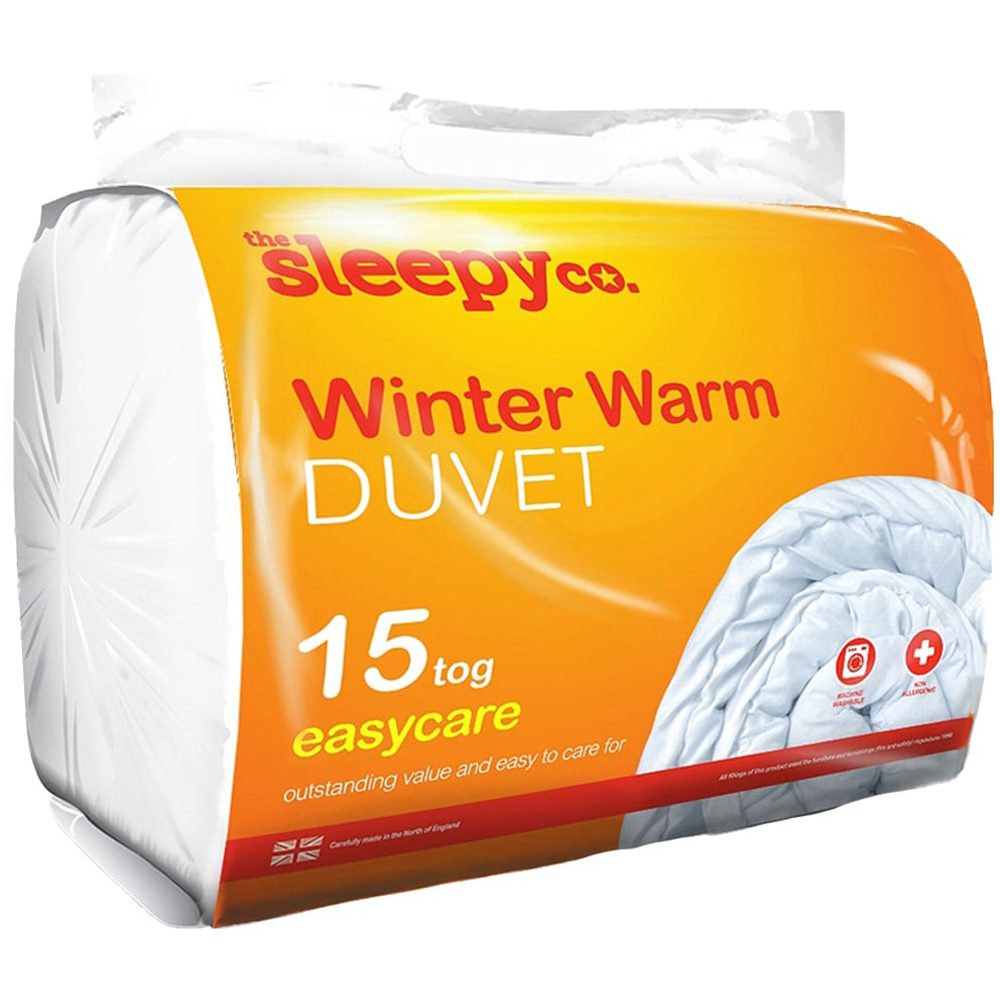 Sleepworks King Size White Extra Warm Duvet 15 Tog Image 1
