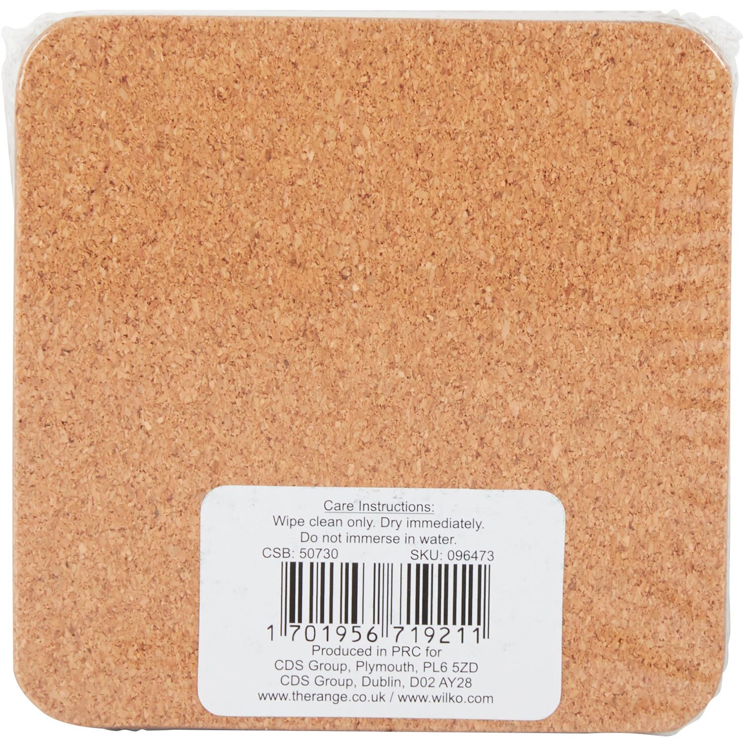 Set of 6 Wildflower Coasters - White Image 3