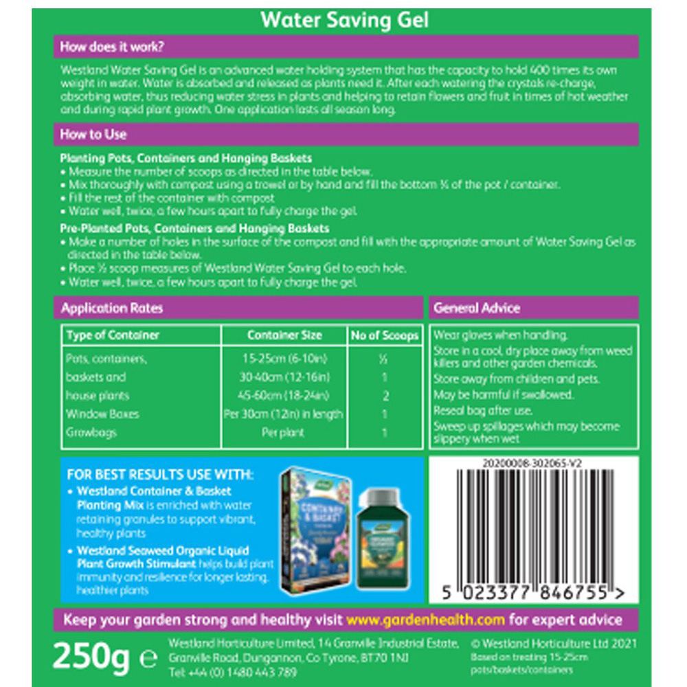 Westland Water Saving Gel Image 2