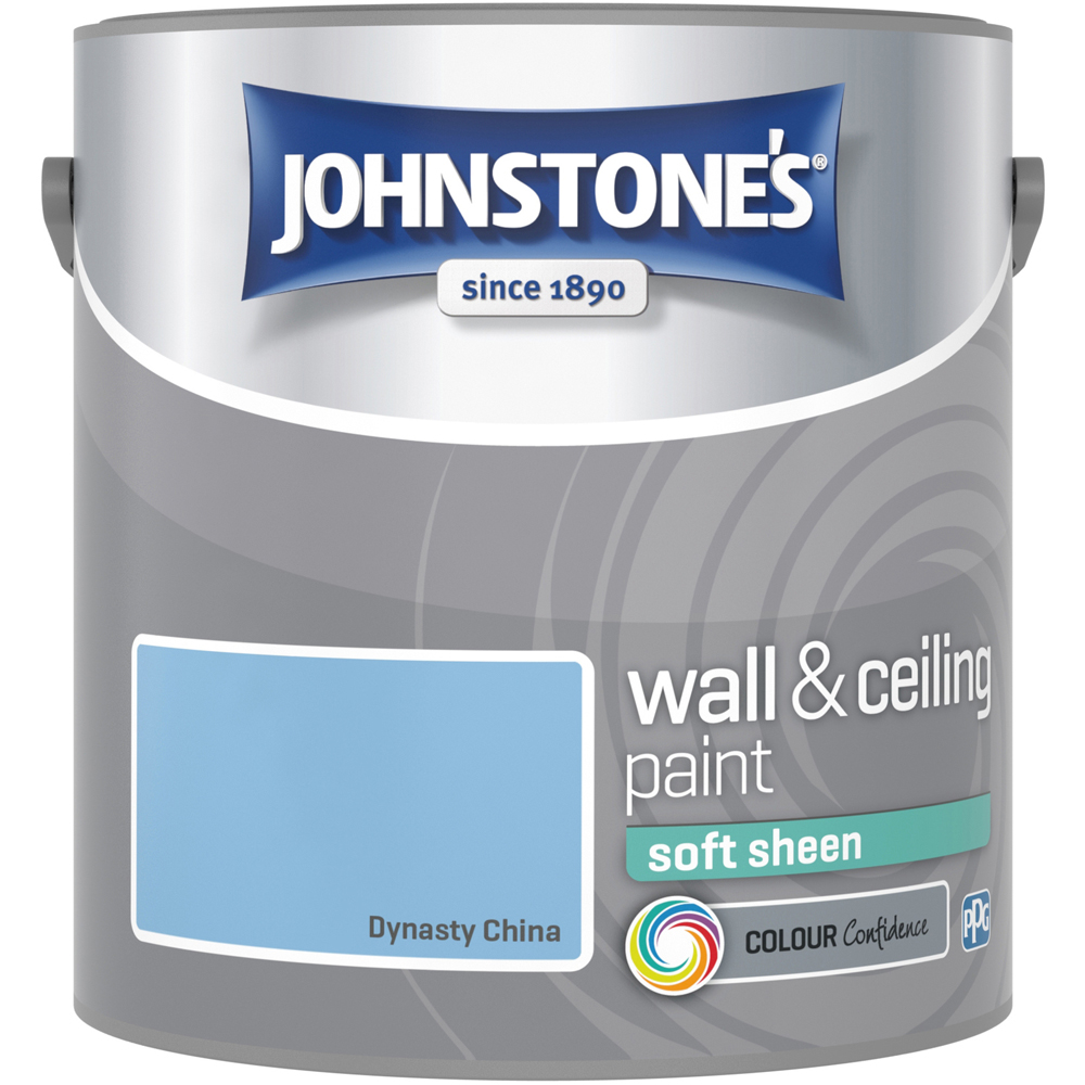 Johnstone's Walls & Ceilings Dynasty China Soft Sheen Paint 2.5L Image 2
