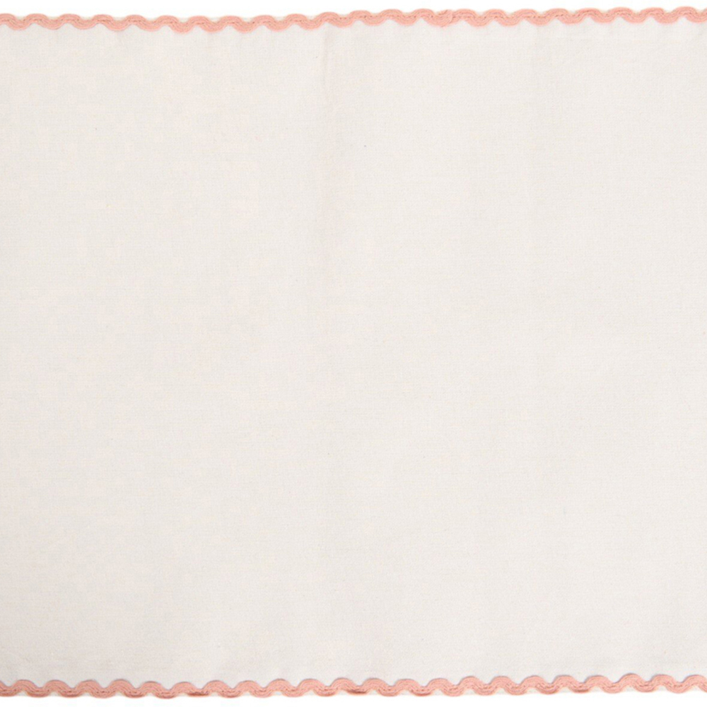 Scallop Fused Runner Cream Image 2