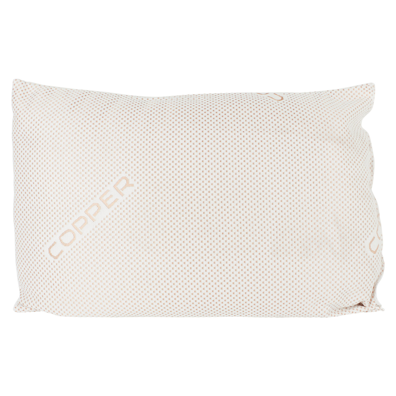 Copper Infused Pillow - White and Copper Image 2