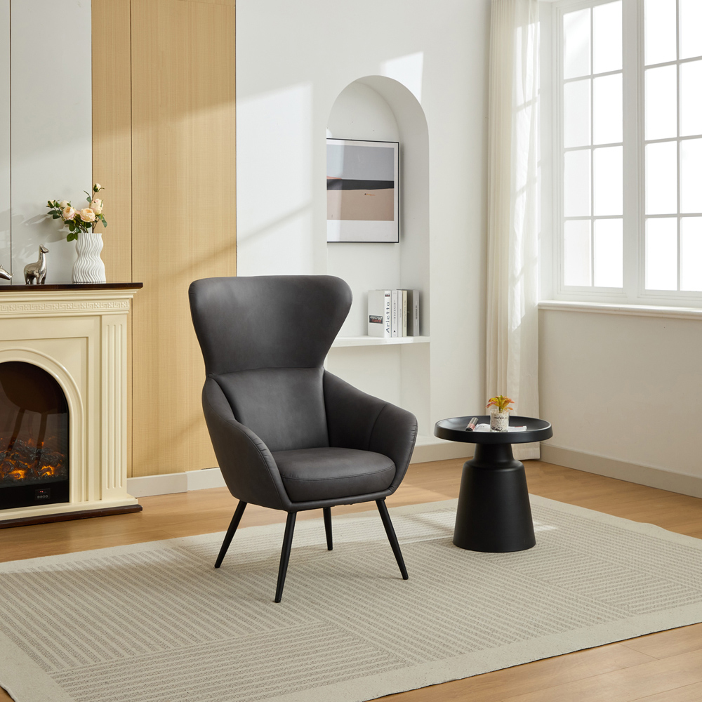 Furbo Graphite Accent Chair Image 5