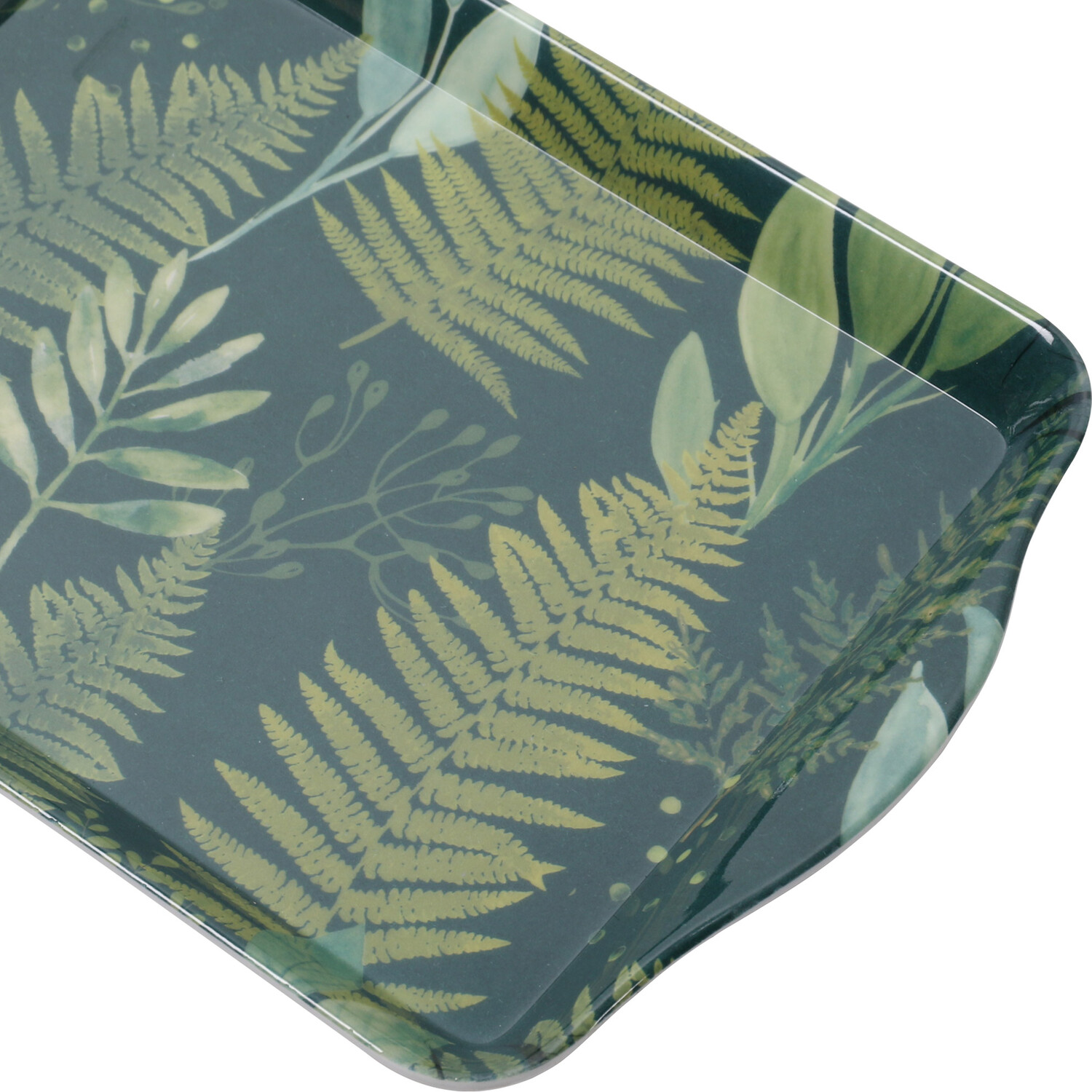 Botanical Fern Tray - Green / Mini Trinket Tray Image 2