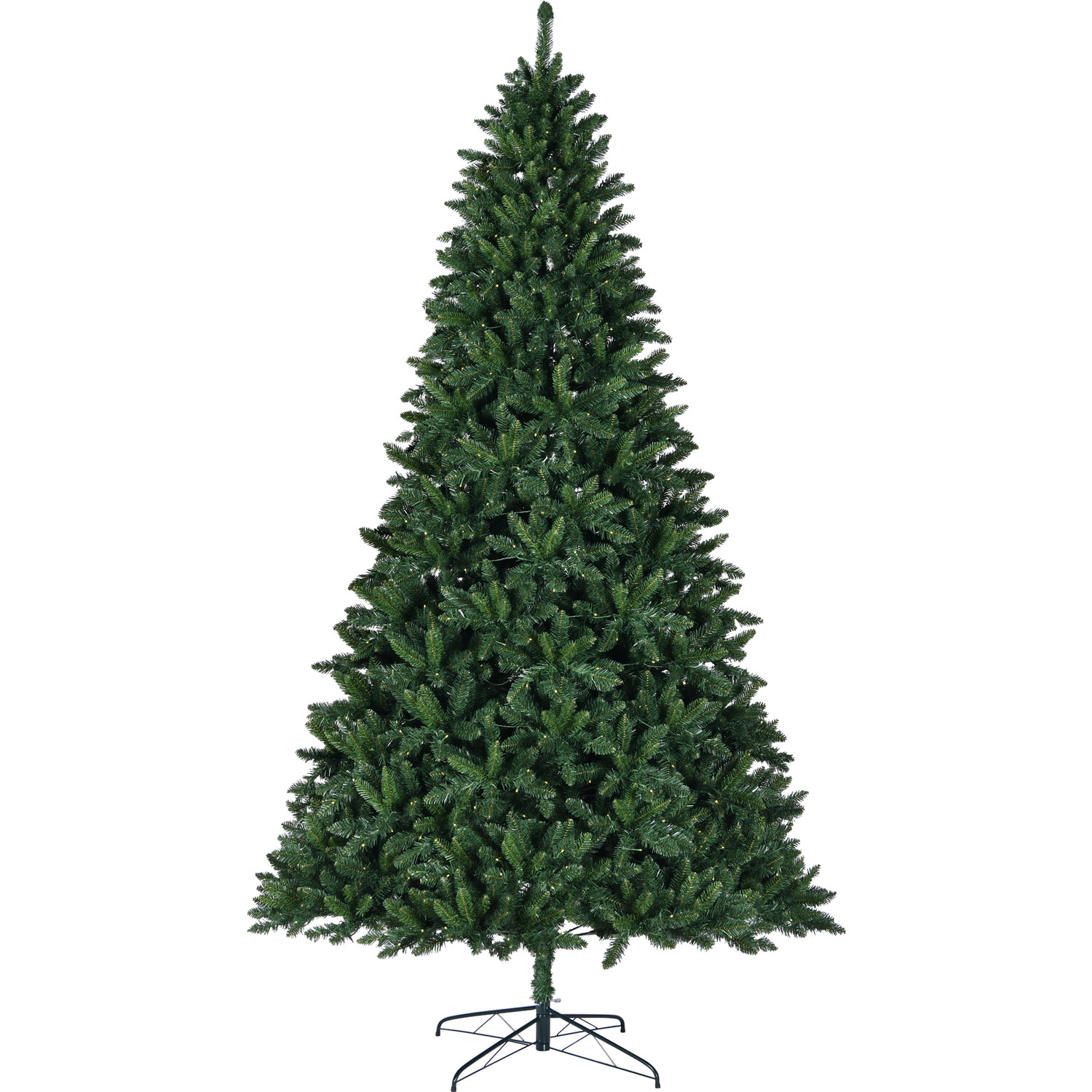 Hatherleigh Pre Lit Fir Tree - Green / 10ft Image 2