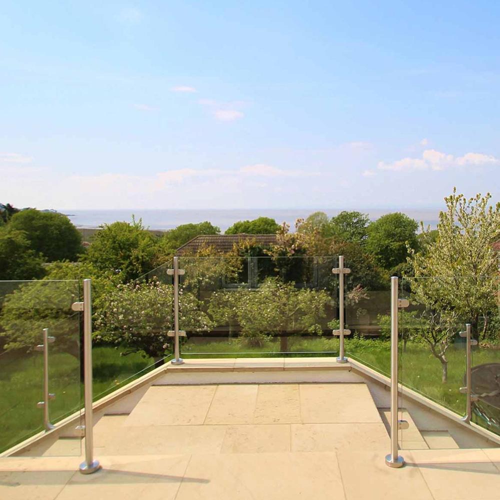 MonsterShop Stainless Steel End Post Balustrade 110cm Image 2