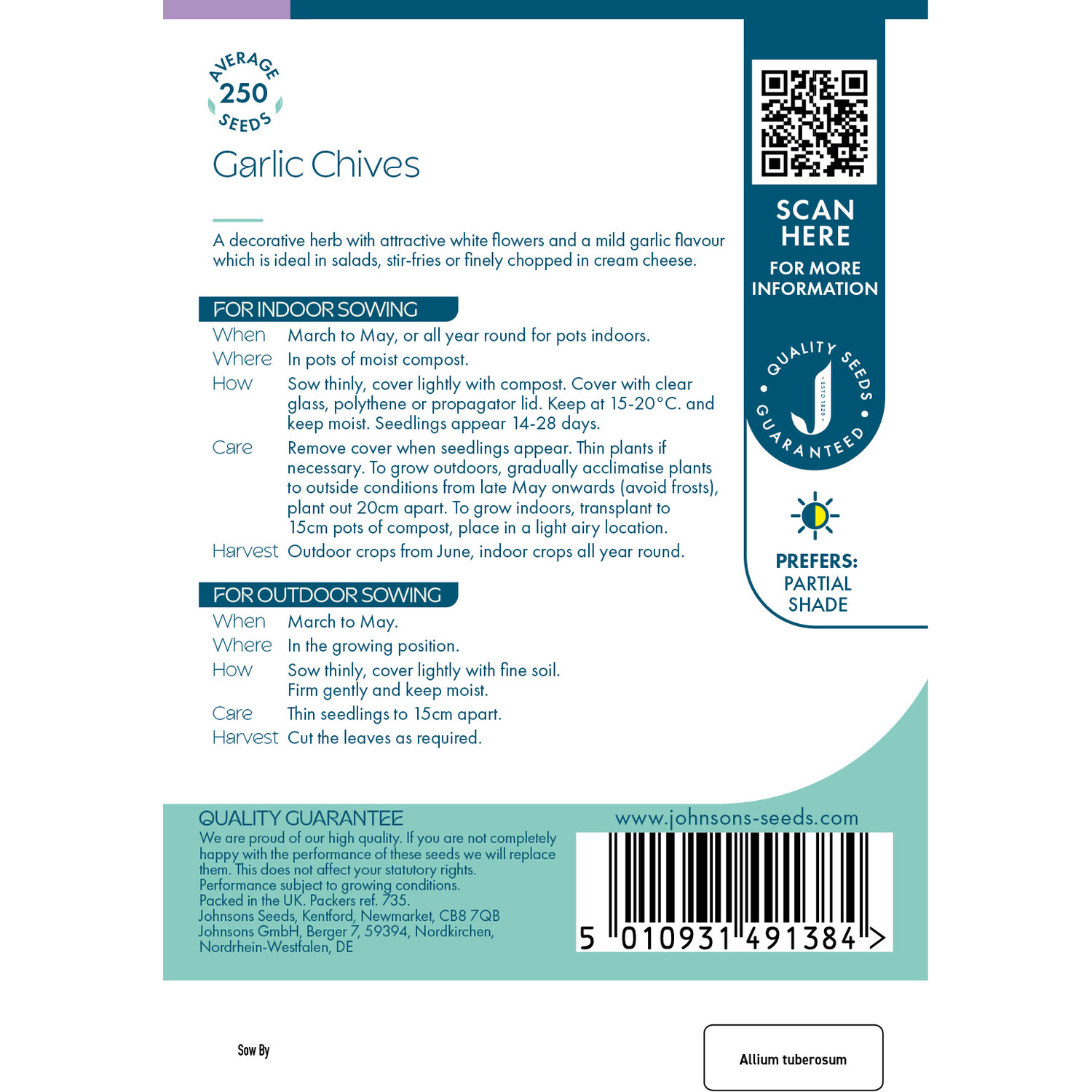 Garlic Chives Vegetable Seeds Image 2