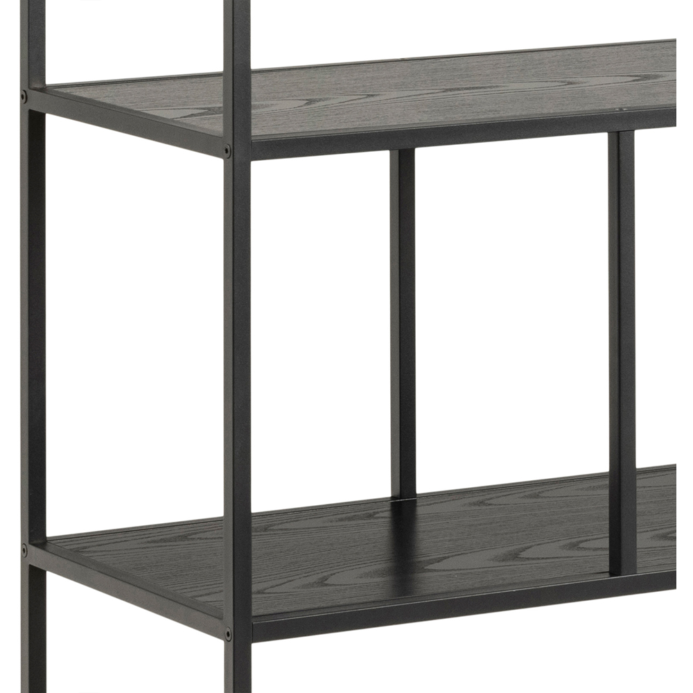 Furniture To Go Seaford Black 4 Shelf Bookcase Image 6