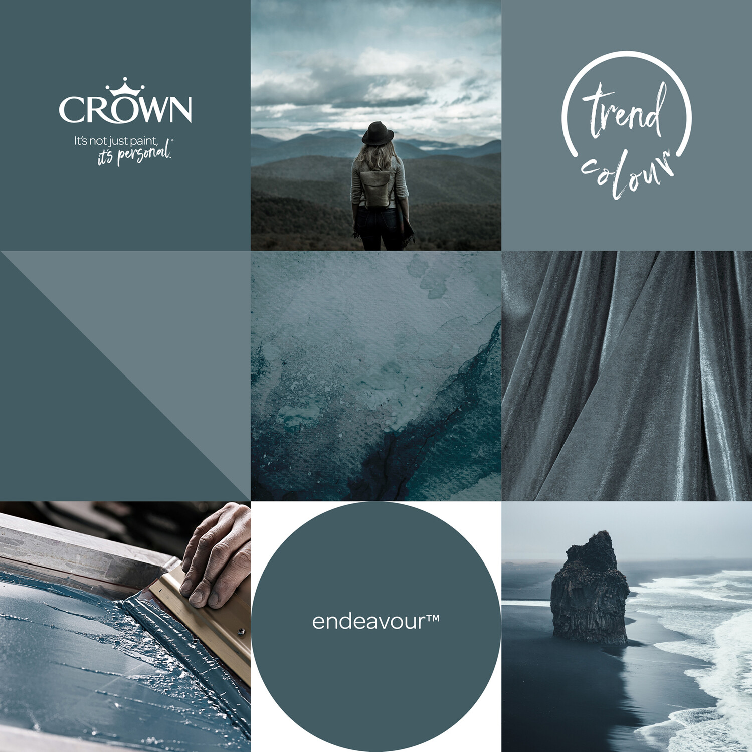 Crown Walls and Ceilings Endeavour Matt Emulsion Paint 5L Image 6