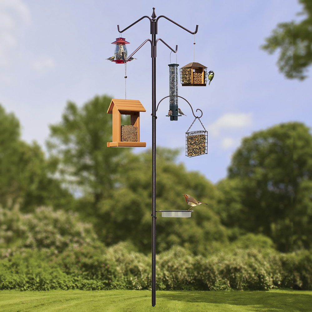 Panacea Large Steel Deluxe Bird Feeding Station Image 2