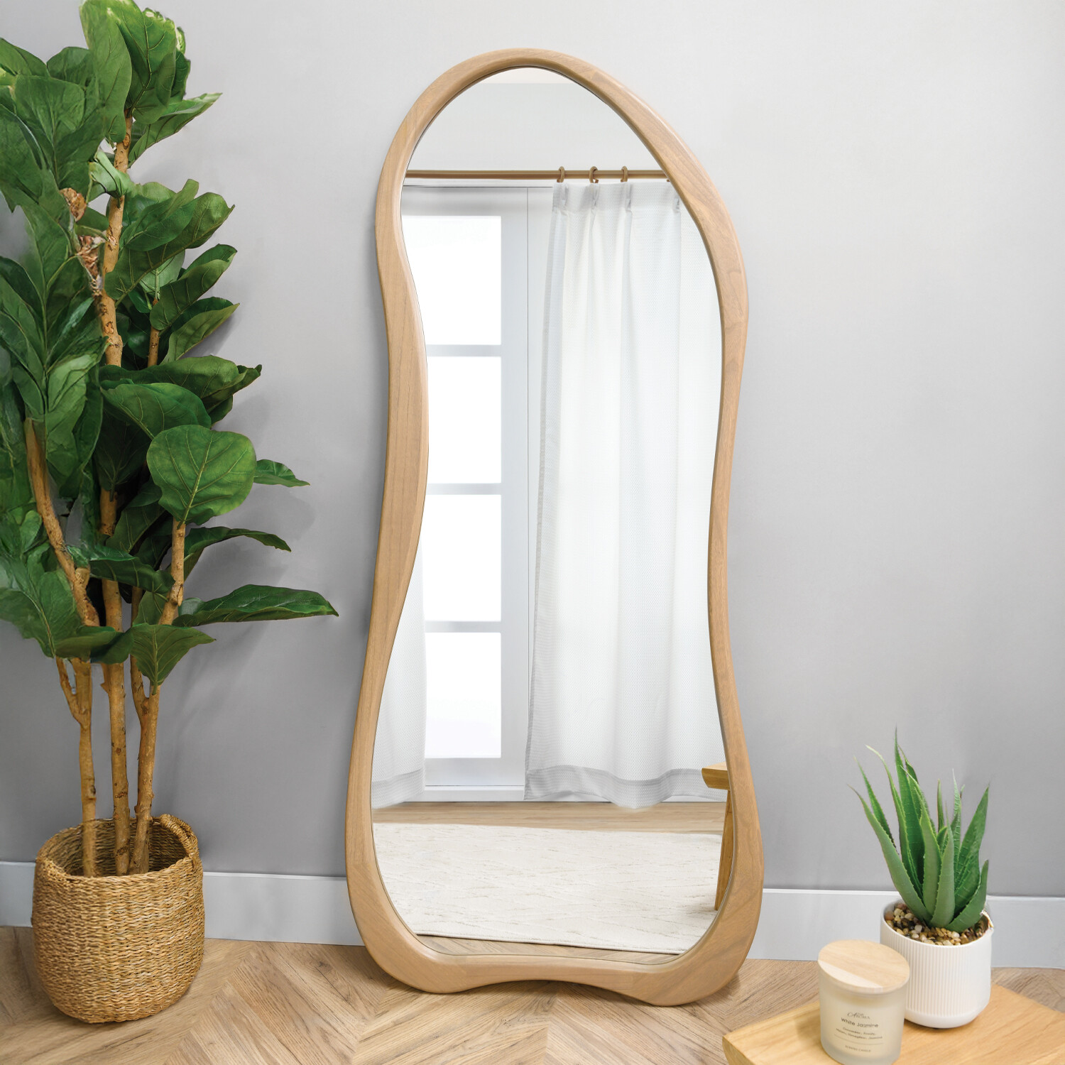 Organic Lean To Mirror Natural Image 2