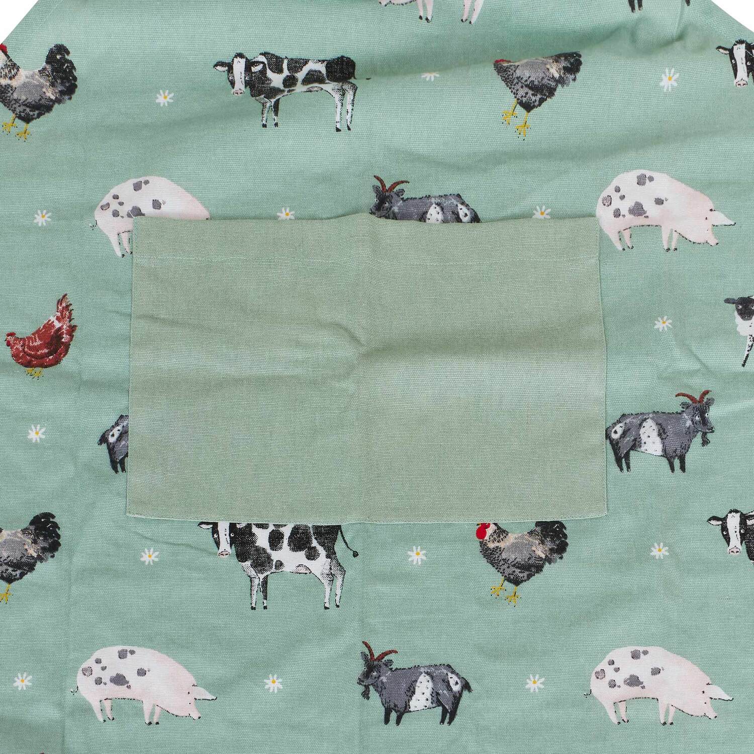 Daisy Farm Apron - Green Image 3