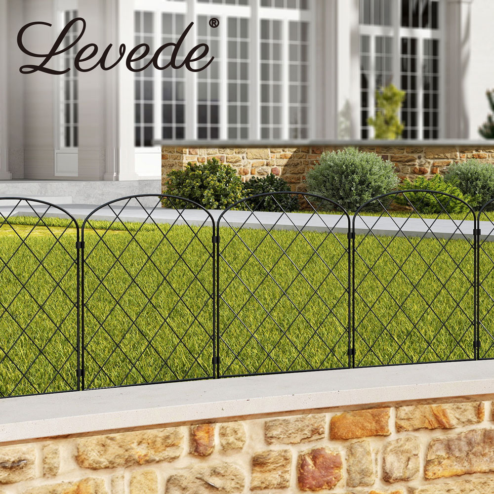 Levede Metal Animal Barrier Garden Fence 61 x 32cm 10 Pack Image 8