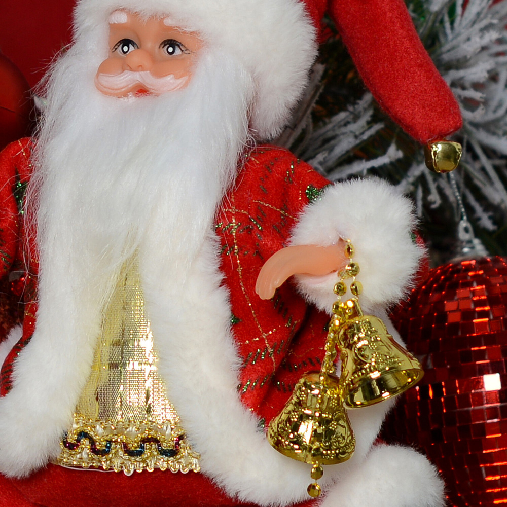 Skating Santa On The FloorRed and White Image 6