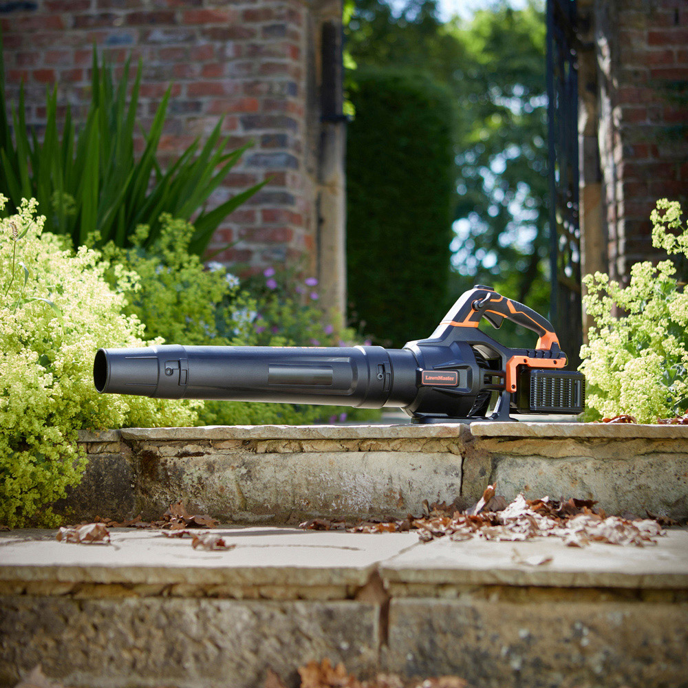 LawnMaster CLBL4807-01 MX 48V Cordless Handheld Axial Leaf Blower with 4.0Ah Batteries Image 2