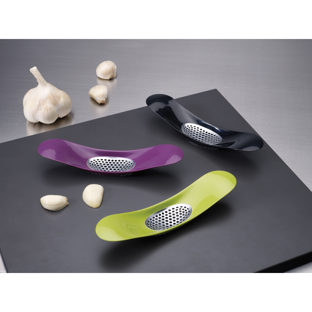 Joseph Joseph Rocker Green Plastic Garlic Crusher Image 4