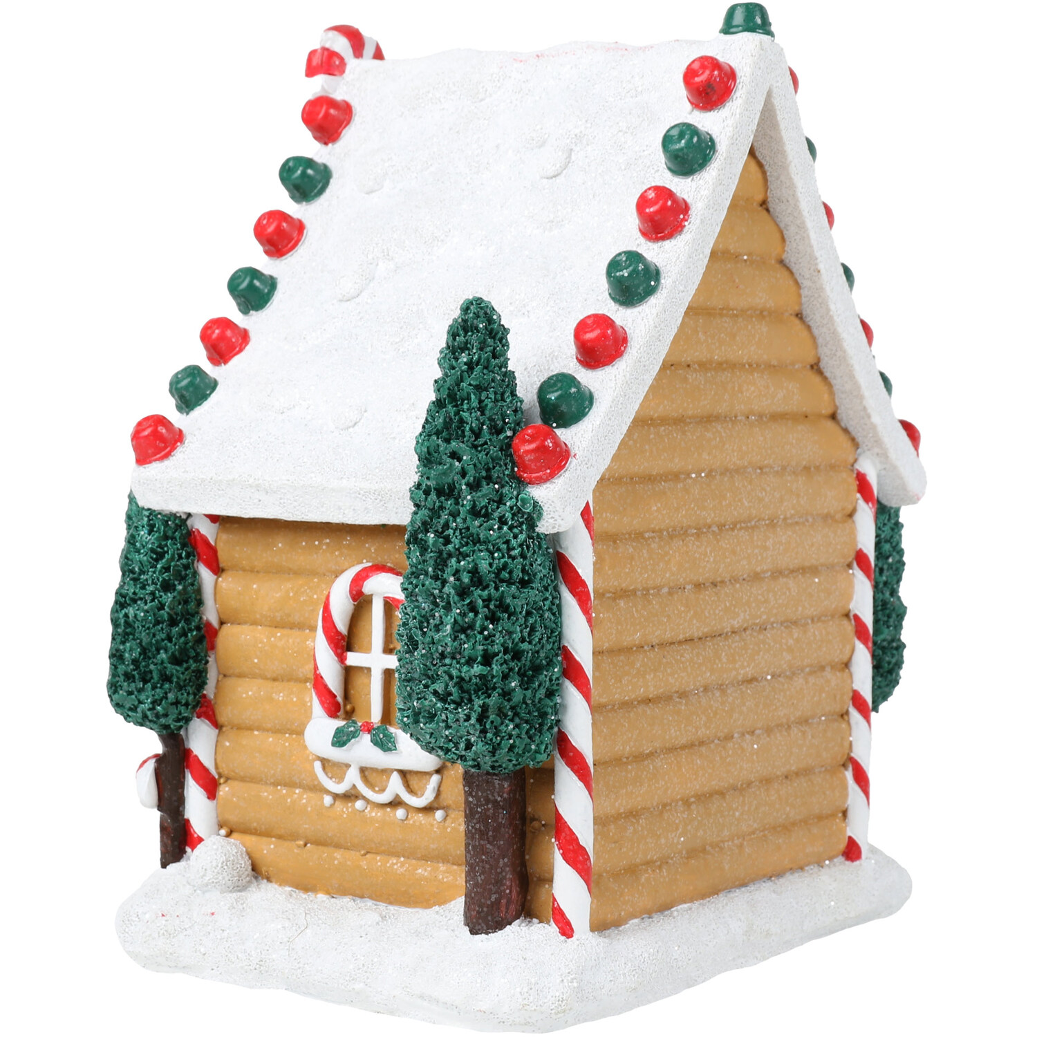 Novelty Gingerbread Cottage - Brown Image 3