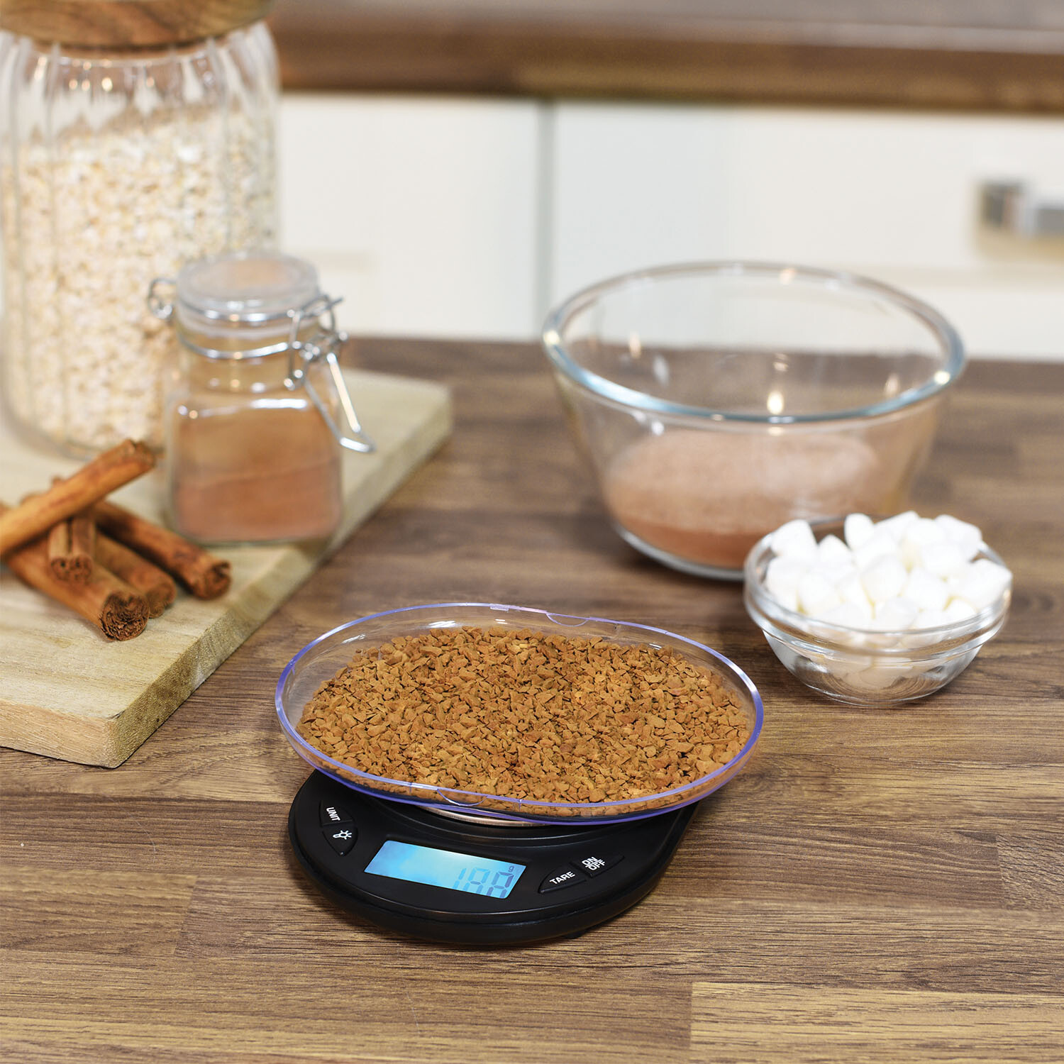 Stainless Steel Scale with Bowl 500g - Black Image 2