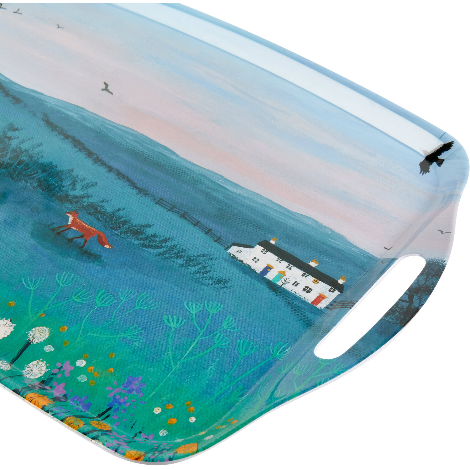 Dusty Meadow Tray - Blue / Large Tray Image 2