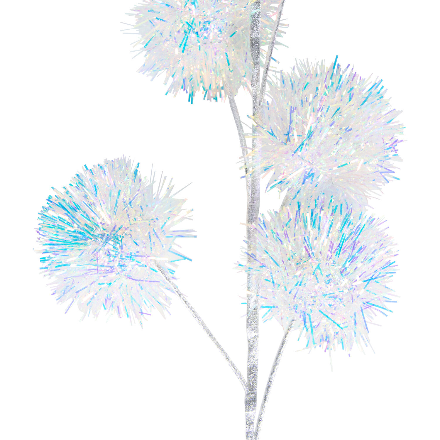 Iridescent Pom Pom SprayWhite and Blue Image 4