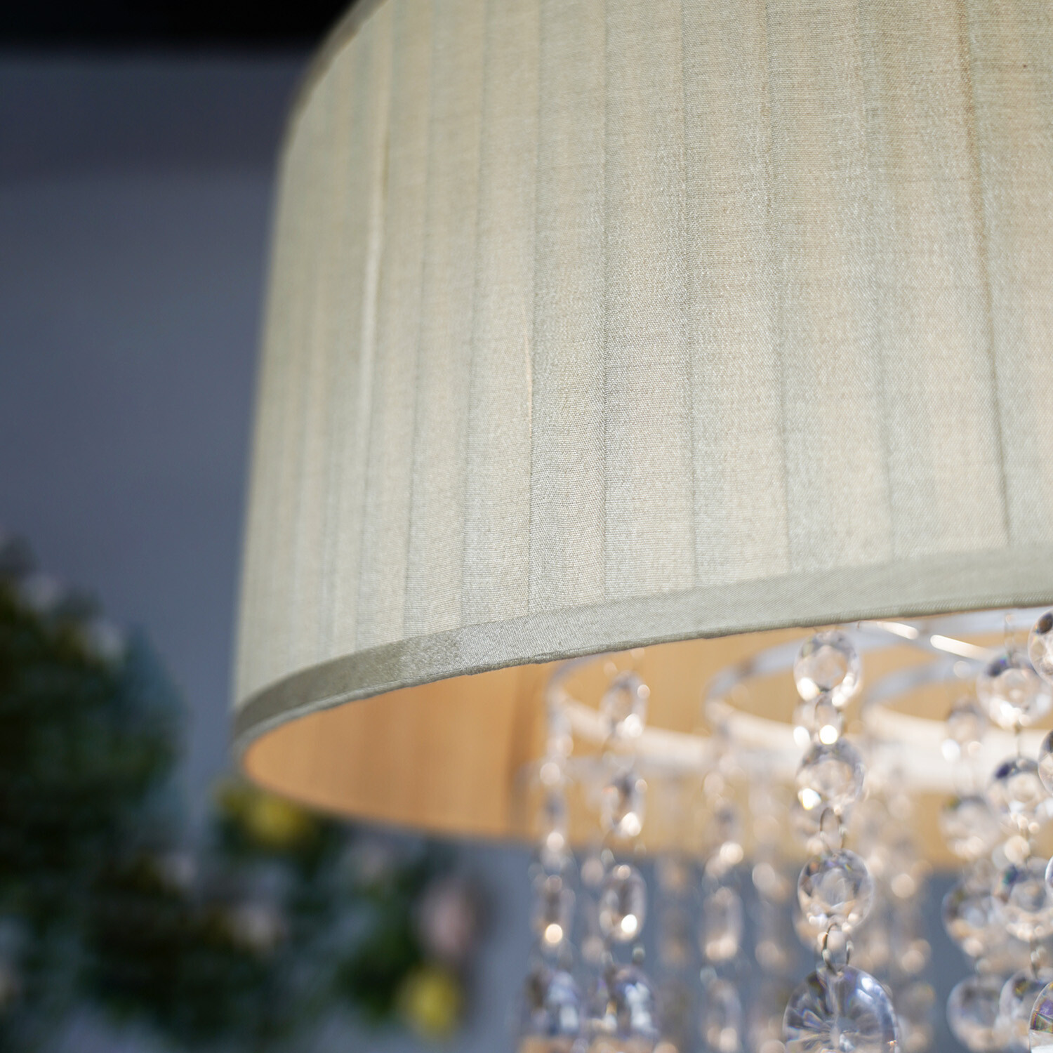 Sophia XL Jewel Droplet Shade - Neutral and Clear Image 5