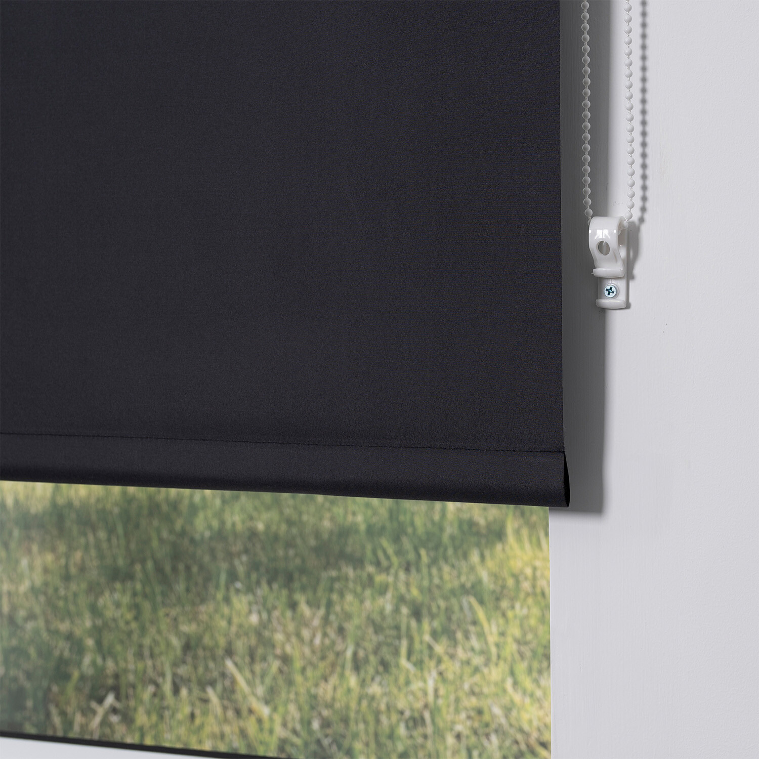 Divante Plain Blackout Roller Blind - Dark Slate / 90cm Image 7