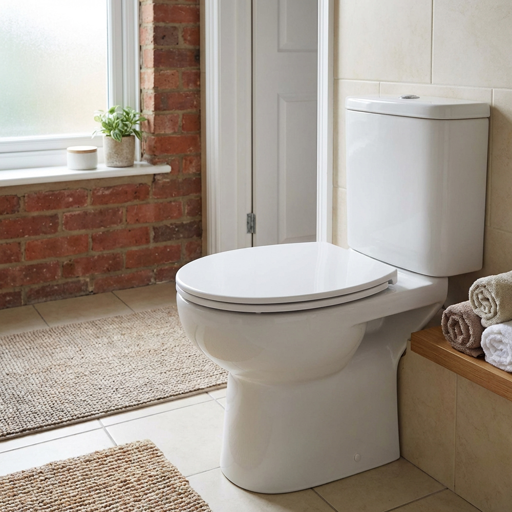 Super Slim Toilet Seat - White Image 4