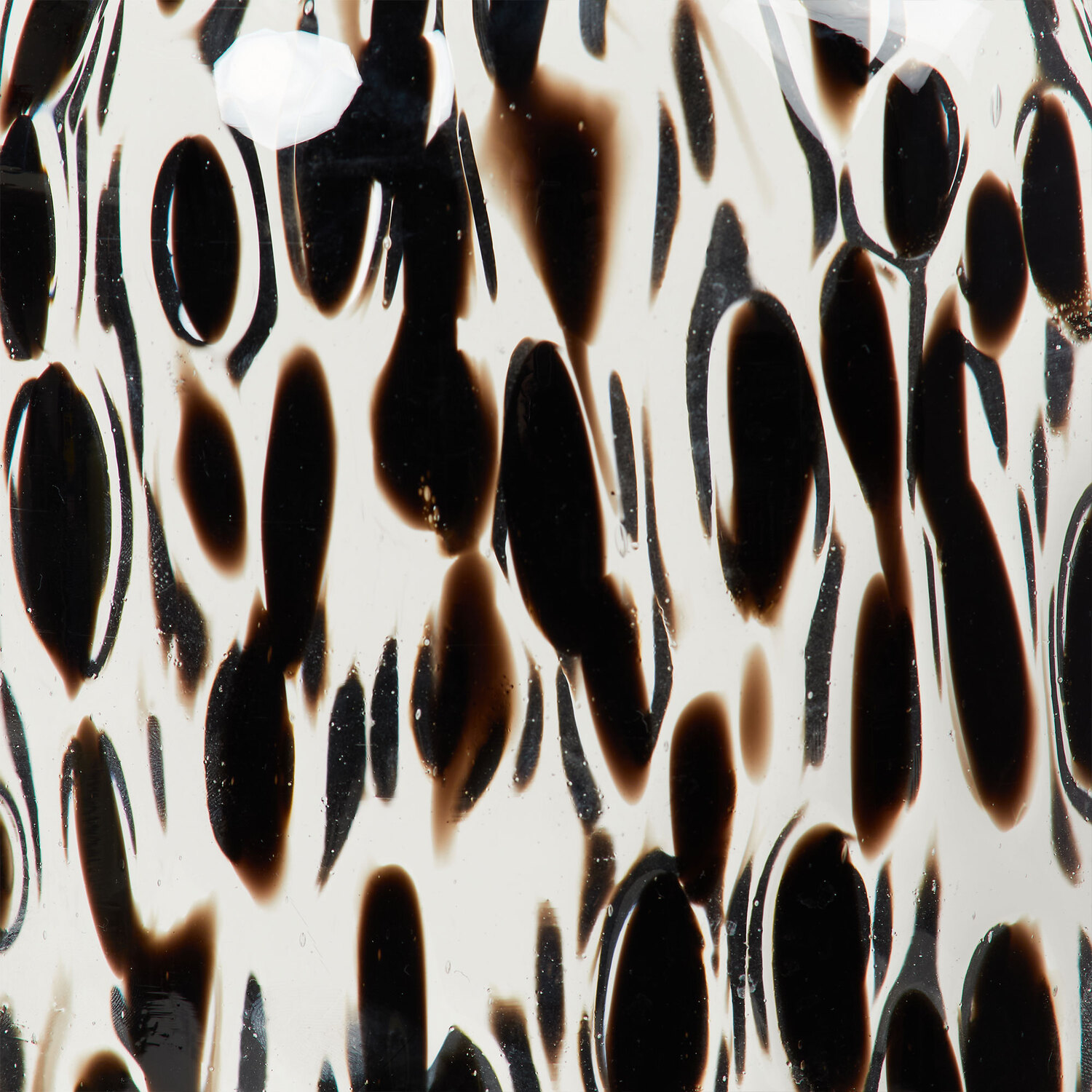 Confetti Glass Vase - Black Image 3