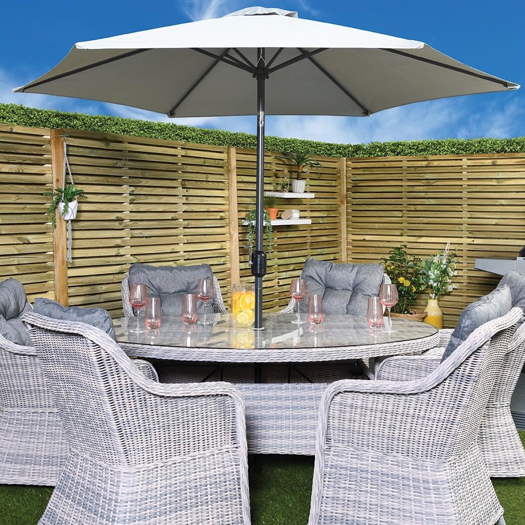 Wild Dove Crank and Tilt Parasol 3m Image 2