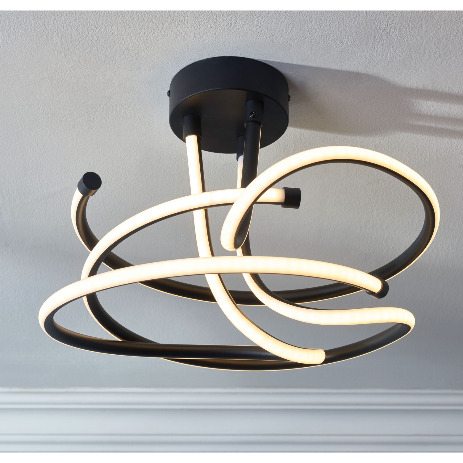 Luciana Flush Ceiling Light Image 3