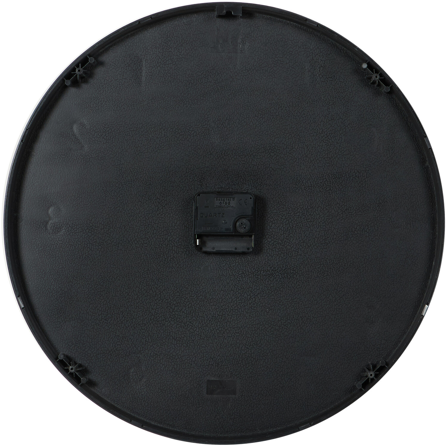 Black and Gold Wall Clock 40cm - Black Image 2