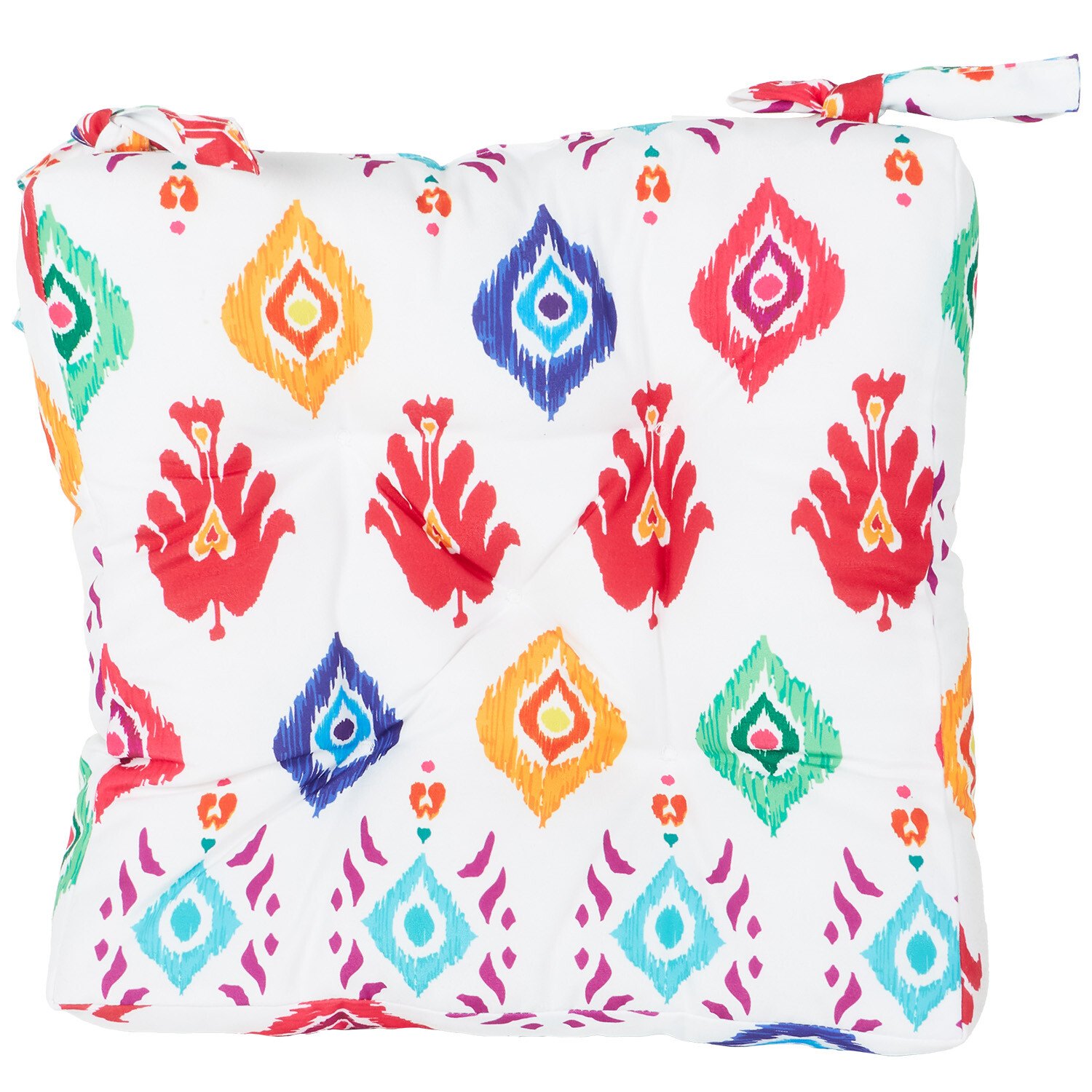 Sahara Brights Outdoor Seatpad White Image 2