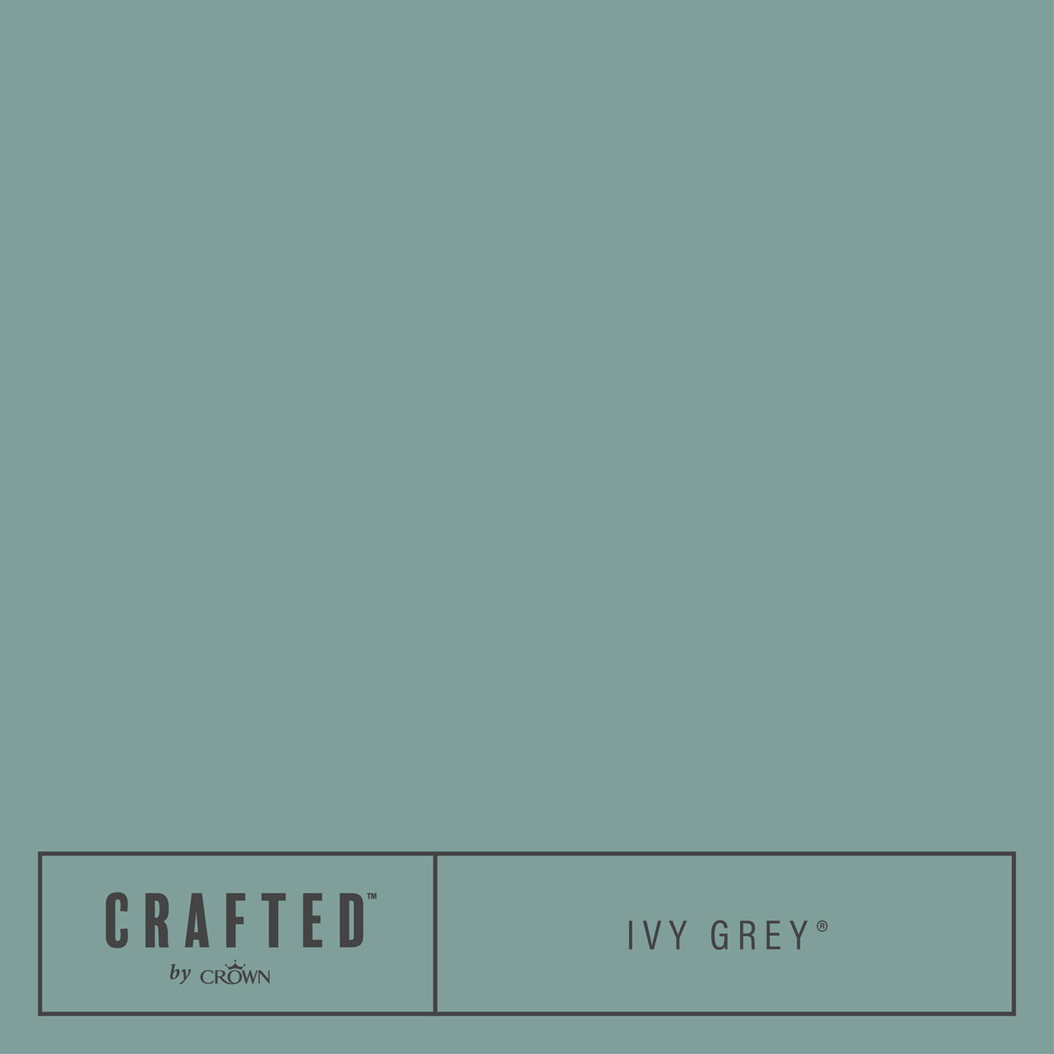 Crown Crafted Walls & Wood Ivy Grey Luxurious Flat Matt Paint 2.5L Image 5