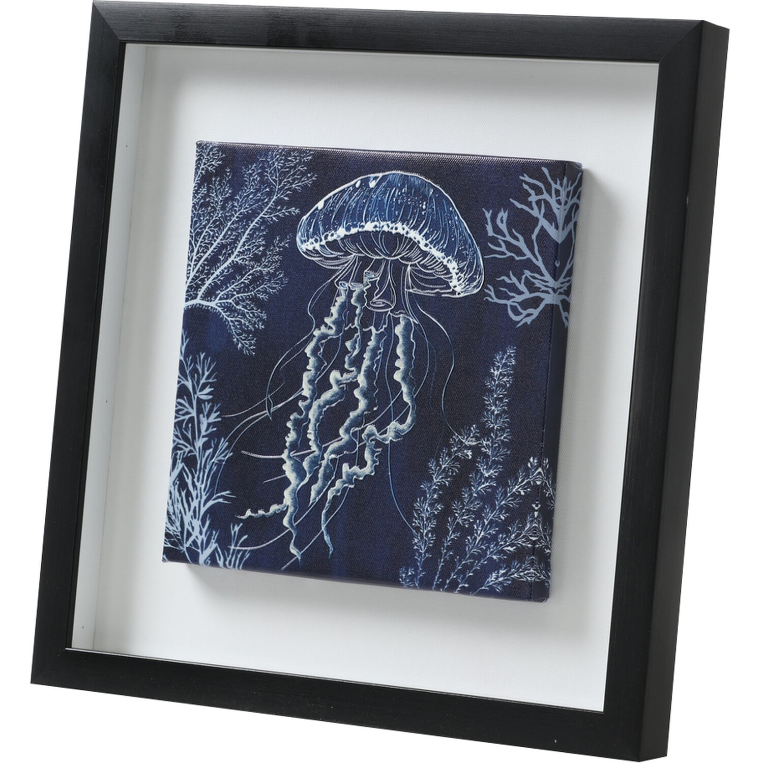 Aquatic Giclee Framed Art - Navy Image 4