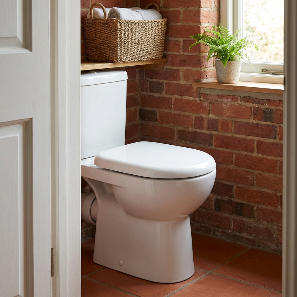 Abberley White Duroplast Toilet Seat Image 5